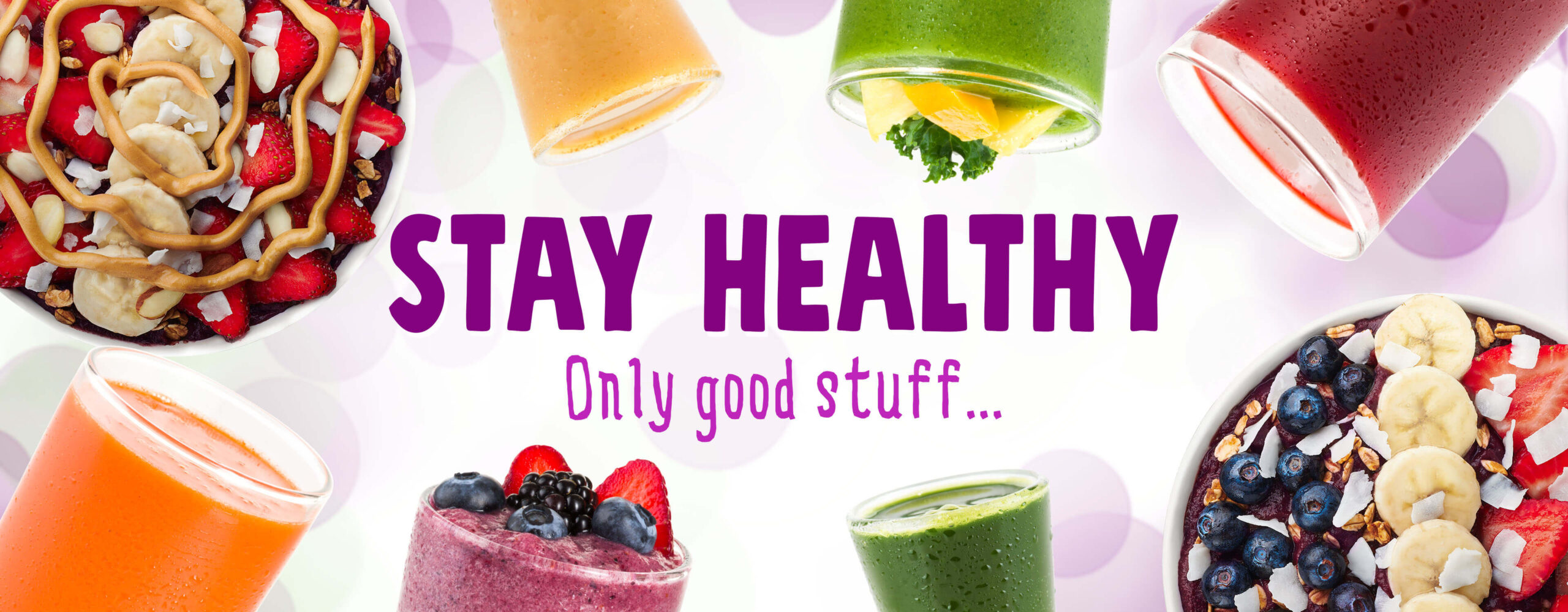 We are in the business of health. We provide health in a cup (or a bowl)